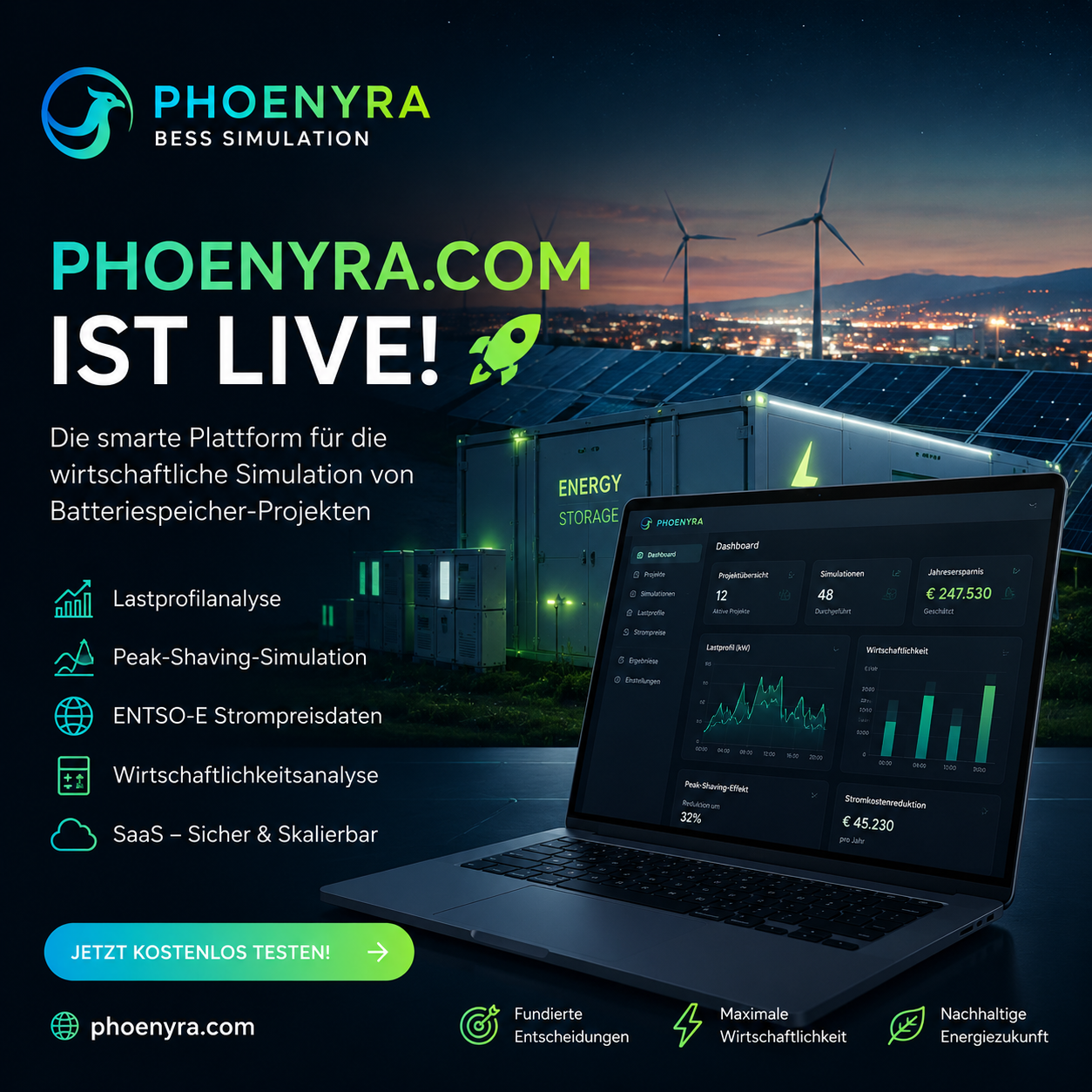 PHOENYRA BESS Simulation
